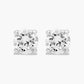 0.25 CTW Round Lab-Grown Diamond Stud Earrings in 14K Gold Over Sterling Silver (F Color, VS Clarity)
