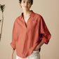 Linen Oversized Fit Pocket Shirt ELOWEN
