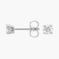 Classic Lab Diamond Stud Earrings (1/4 ct. tw.) – VS+ Clarity - 14k White or Yellow Gold Over Sterling Silver