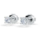 Classic Lab Diamond Stud Earrings (1/4 ct. tw.) – VS+ Clarity - 14k White or Yellow Gold Over Sterling Silver