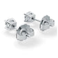 Classic Lab Diamond Stud Earrings (1/4 ct. tw.) – VS+ Clarity - 14k White or Yellow Gold Over Sterling Silver