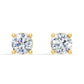 Classic Lab Diamond Stud Earrings (1/4 ct. tw.) – VS+ Clarity - 14k White or Yellow Gold Over Sterling Silver