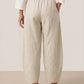 100% Linen Classic Ankle Pants ZOE
