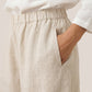 100% Linen Classic Ankle Pants ZOE