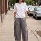 100% Linen Classic Ankle Pants ZOE