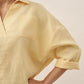 Linen Oversized Fit Pocket Shirt ELOWEN