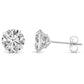 2.00 CTW AGI Certified Lab-Grown Diamond Stud Earrings in Solid 14K Gold – E Color, VS Clarity