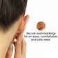 2.00 CTW AGI Certified Lab-Grown Diamond Stud Earrings in Solid 14K Gold – E Color, VS Clarity