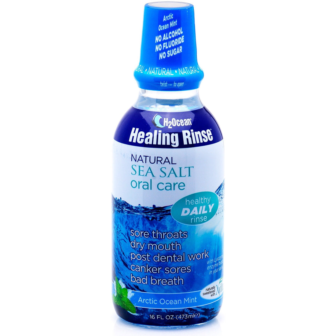 H2Ocean Arctic Ocean Mouth Rinse Piercing Aftercare 16oz