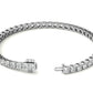 6.5 CTW Lab Grown Diamond (G/VS) Tennis Bracelet in Choice of 14k White or Yellow Gold - AGI Certified