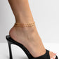 Kyra Layered Chain Anklet