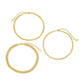 Adalina Three Chain Anklet Set