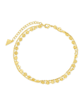 Eliana Layered Disc Chain Anklet