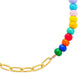 Iridiana Rainbow Beaded Anklet