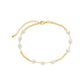 Allie Stationed Pearl Anklet