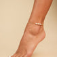 Allie Stationed Pearl Anklet