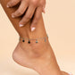 Sabina Star Charm Anklet