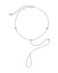 Sylvia CZ Chain Toe Anklet