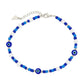 Sibyl Evil Eye Charm & Pearl Anklet