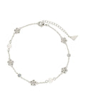June Pearl & Flower Charm Anklet