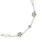 June Pearl & Flower Charm Anklet