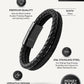 Double Black Suede & Braided Leather Bracelet