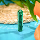 Natural Malachite Crystal Point