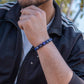 Men’s Blue Lapis Lazuli Beaded Bracelet Havana