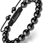 Black Obsidian Beaded Bracelet - Bali