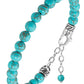 Turquoise Beaded Bracelet - Chain Fit