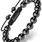 Black Tourmaline Beaded Bracelet - Bali