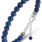 Lapis Lazuli Beaded Bracelet - Chain Fit