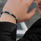 Turquoise & Black Onyx Beaded Bracelet - Navajo