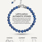 Lapis Lazuli Beaded Bracelet - Chain Fit