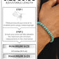 Turquoise Beaded Bracelet - Chain Fit