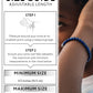 Lapis Lazuli Beaded Bracelet - Chain Fit