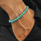 Turquoise Beaded Bracelet - Chain Fit