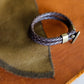 Braided Leather Bracelet - USA Made