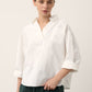 Linen Oversized Fit Pocket Shirt ELOWEN
