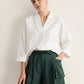 Linen Oversized Fit Pocket Shirt ELOWEN