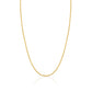 14K Solid Yellow Gold Curb Link Chain Necklace for Women and Girls Made in Italy - Width 1.5mm