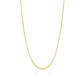 14K Solid Yellow Gold Rolo Link Chain Necklace Diamond Cut for Women and Girls Made in Italy - Width 1.5mm Length 16"