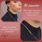 14K Solid Yellow Gold Flat Mariner Chain Necklace for Men and Women Made in Italy - Length 20in Width 3mm