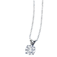 .80 CTW Certified Genuine Moissanite Solitaire Pendant Necklace - Choice of 14k White or Yellow Gold