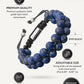 Men’s Blue Lapis Lazuli Beaded Bracelet Morocco
