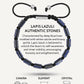 Men’s Blue Lapis Lazuli Beaded Bracelet Havana