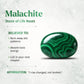 Natural Malachite Crystal Point