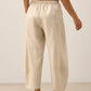 100% Linen Classic Ankle Pants ZOE