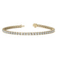 12.00 CTW Lab Grown Diamond Tennis Bracelet | G/VS AGI Certified | 14kt White or Yellow Gold