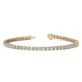 3.00 CTW AGI Certified Lab-Grown Diamond Tennis Bracelet in 14K Yellow or White Gold – G/VS Clarity